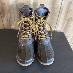 G.H. Bass & Co. Dark Brown Footwear with Mustard Laces, Harlequin leather Size 7